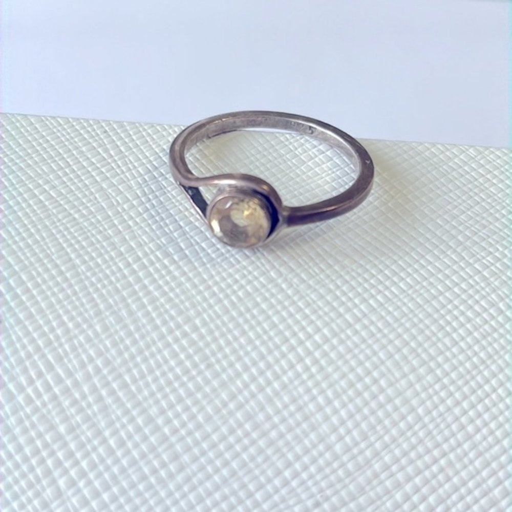 925 citrine ring